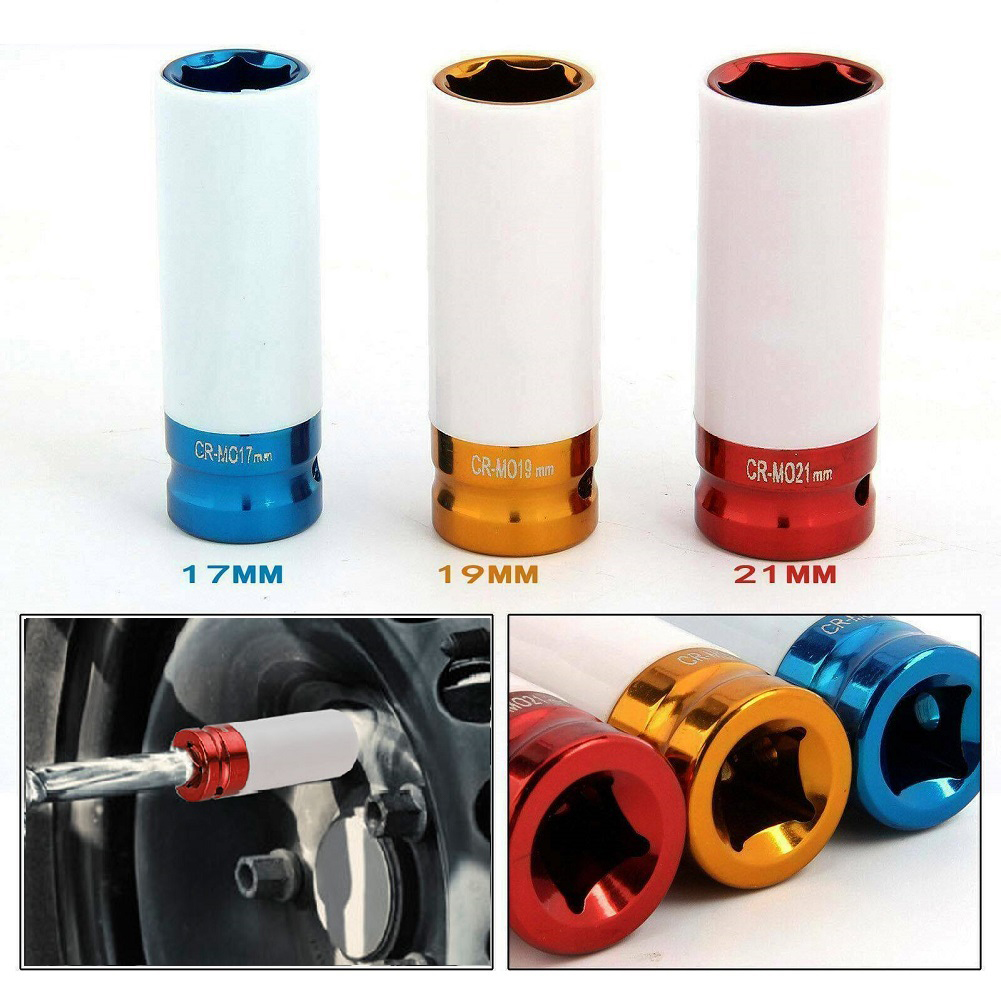 Workshop Hand Tools - Soket kunci pas soket 17mm/19mm/21mm, peralatan