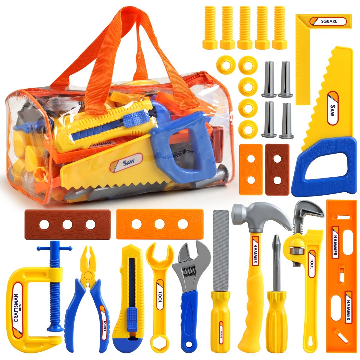 Tools Workshop For Kids - Alat Perawatan Simulasi Set Mainan Konstruksi