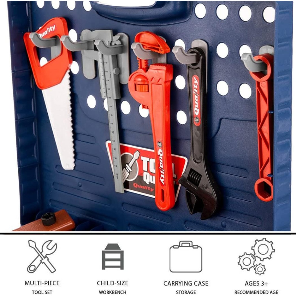 Meja Kerja Mainan Anak dengan  - Tools Workshop For Kids ulasan dan harga