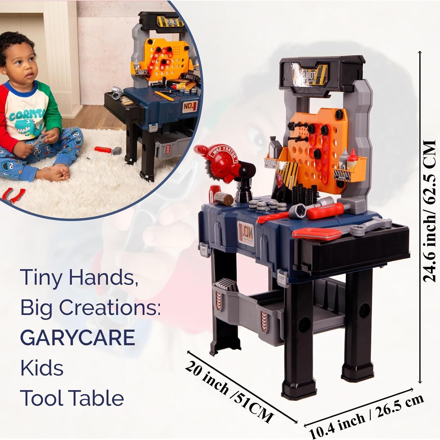 65 Buah Set Bangku Alat Anak-a - Tools Workshop For Kids ulasan dan harga