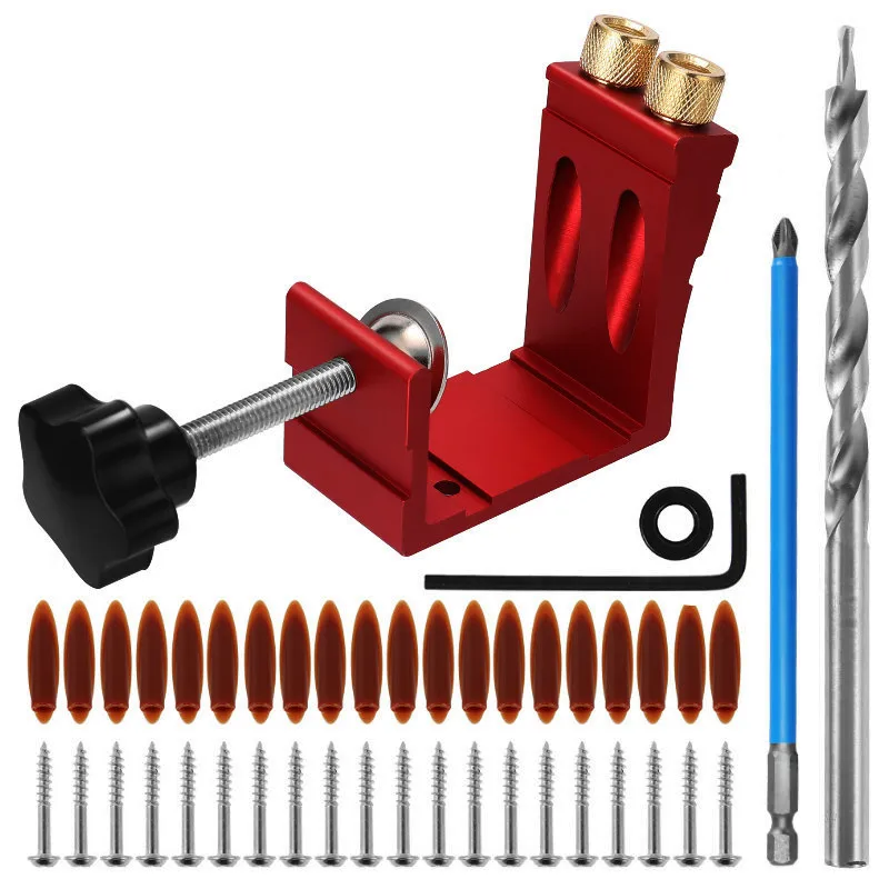 1 Set Jig Lubang Saku untuk Pe - Pocket Hole Jig ulasan dan harga