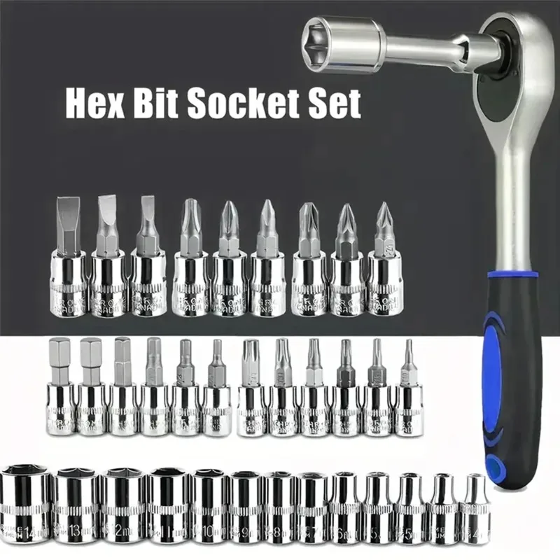 Set Kunci Soket Otomotif 46-in - Car Workshop Tools Kit ulasan dan harga