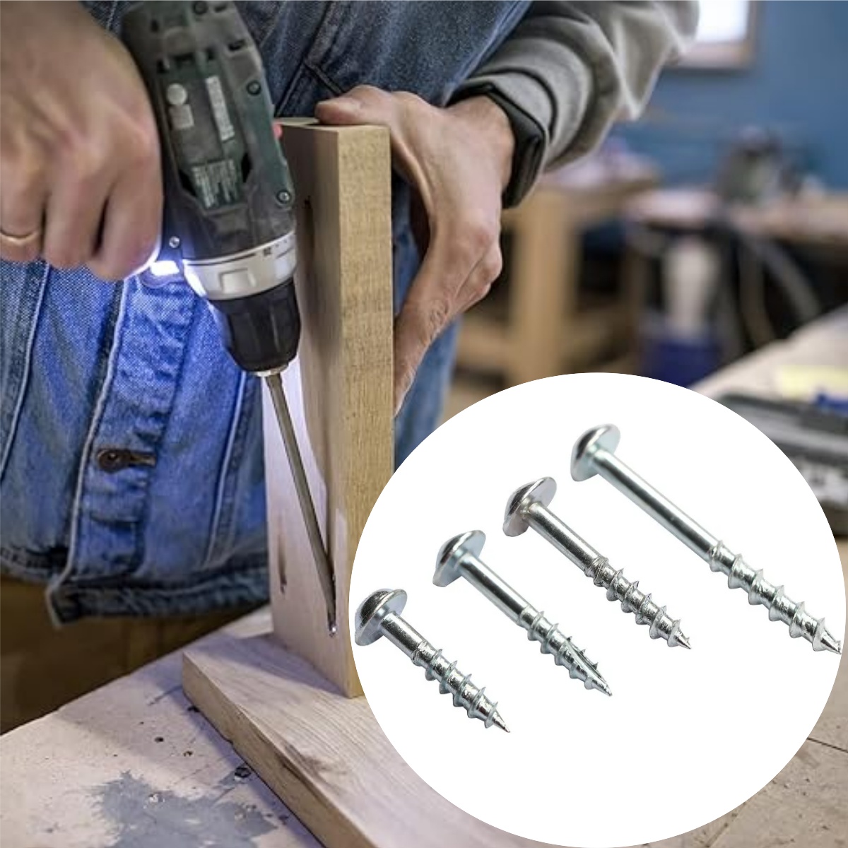 100 Buah Sekrup Lubang Saku Ph - Pocket Hole Jig ulasan dan harga