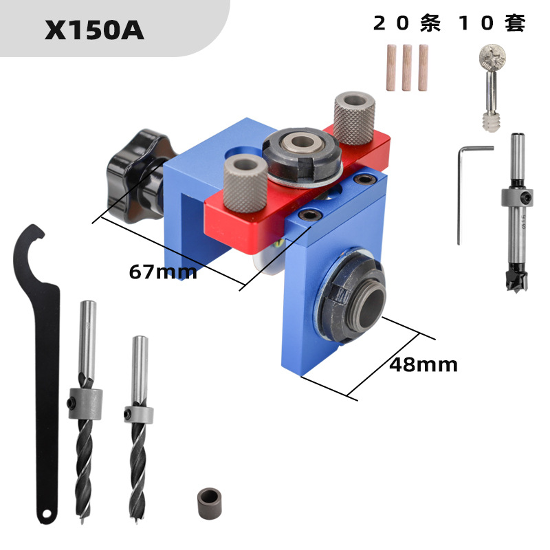 Kit Jig Lubang Saku TEBAK W-13 - Pocket Hole Jig ulasan dan harga