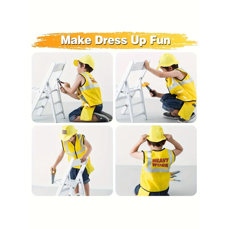 Kostum rompi pekerja konstruks - Tools Workshop For Kids ulasan dan harga