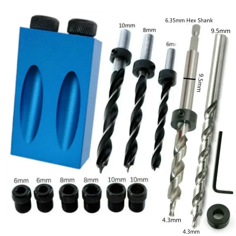 Alat Bor Sambungan Kayu dengan - Pocket Hole Jig ulasan dan harga