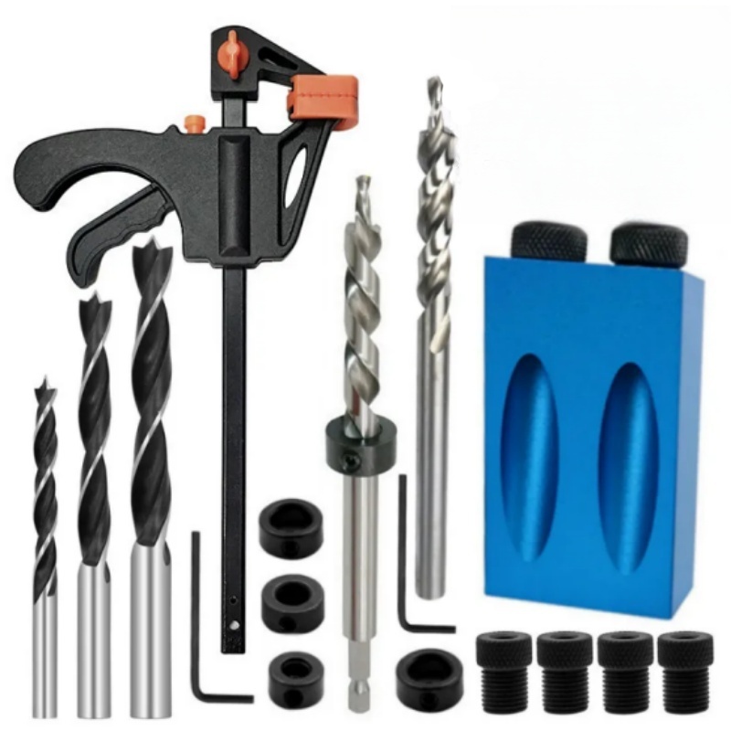 Alat Bor Sambungan Kayu dengan - Pocket Hole Jig ulasan dan harga