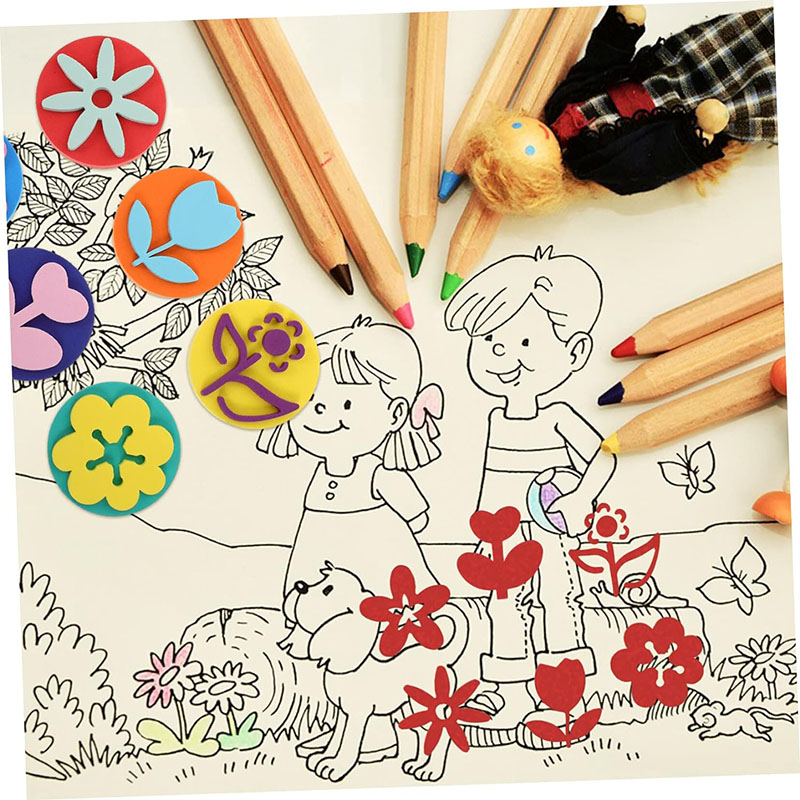 6 buah/kantong stempel busa un - Tools Workshop For Kids ulasan dan harga
