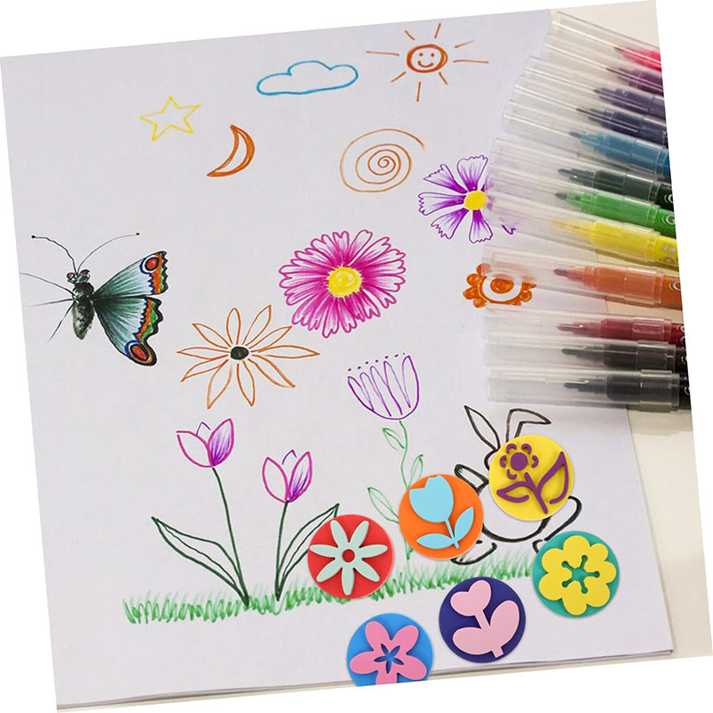 6 buah/kantong stempel busa un - Tools Workshop For Kids ulasan dan harga