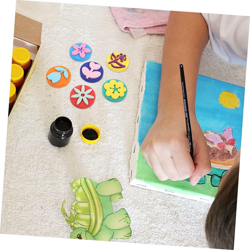 6 buah/kantong stempel busa un - Tools Workshop For Kids ulasan dan harga