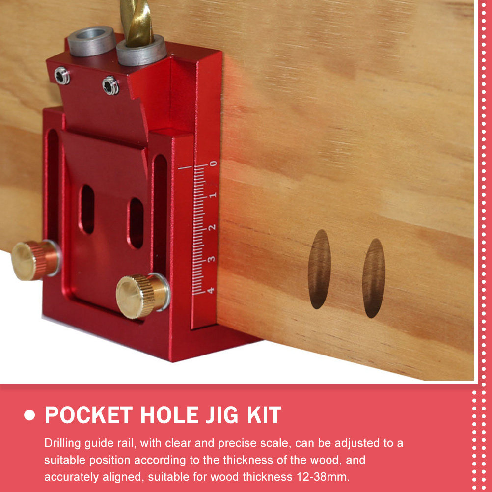 Pocket Hole Jig 1 Set 15 Deraj - Pocket Hole Jig ulasan dan harga